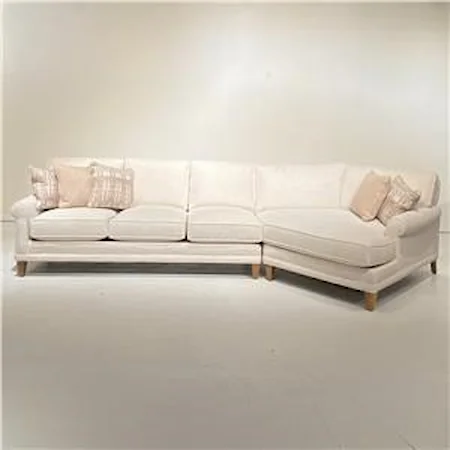 2 Piece Cuddler Sectional